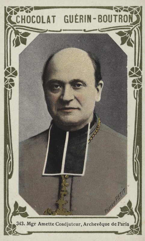 Monsignor Amette Coadjutor, Archeveque de Paris (barevné fotografie) od French School