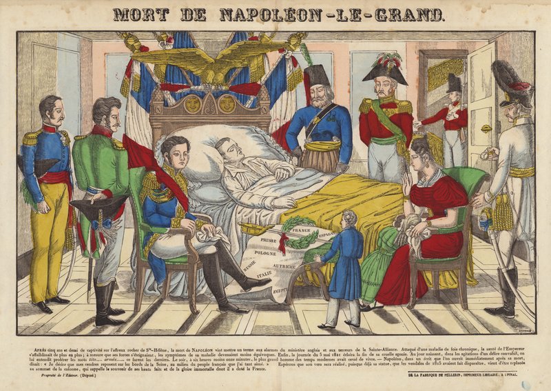 Smrt Napoleona-Le-Granda od French School