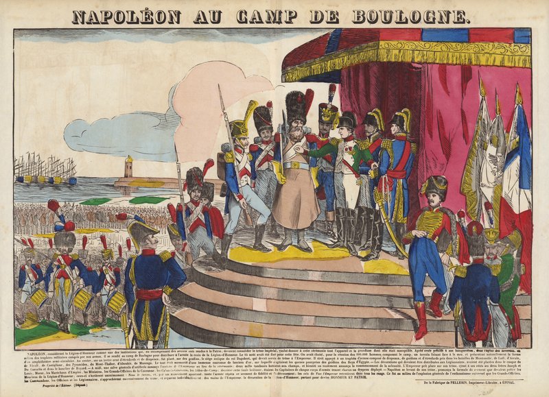 Napoleon v Camp De Boulogne od French School