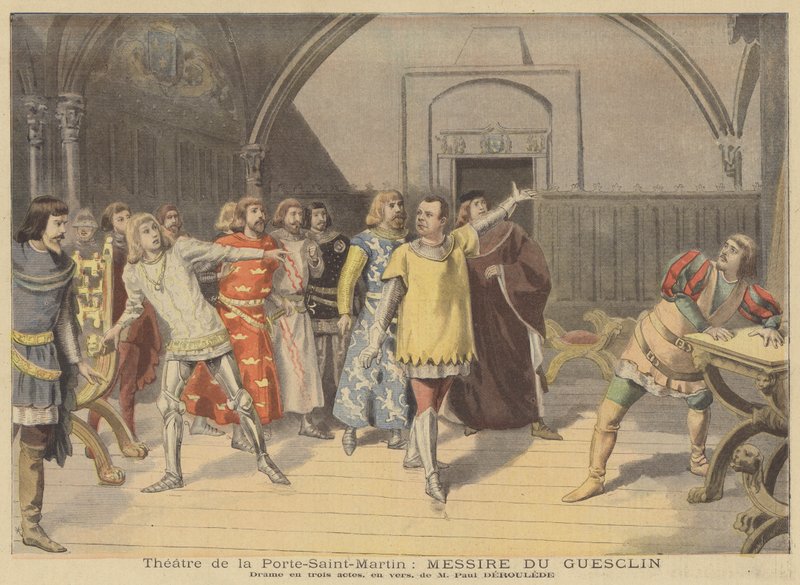 Představení Messire du Guesclin v Theater de la Porte-Saint-Martin od French School