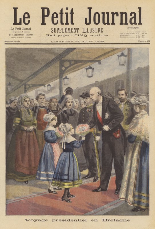 Francouzský prezident Faure na návštěvě Bretaně od French School