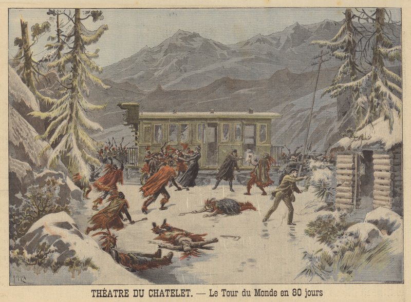 Inscenace Cesta kolem světa za osmdesát dní v Theater du Chatelet od French School