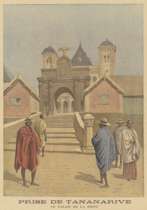 Královský palác Antananarivo, Madagaskar od French School
