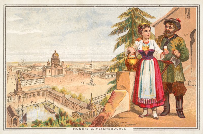 Petrohrad, Rusko od French School