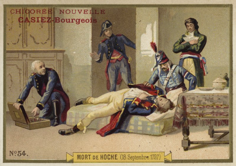 Smrt generála Hoche, 18. září 1797 od French School