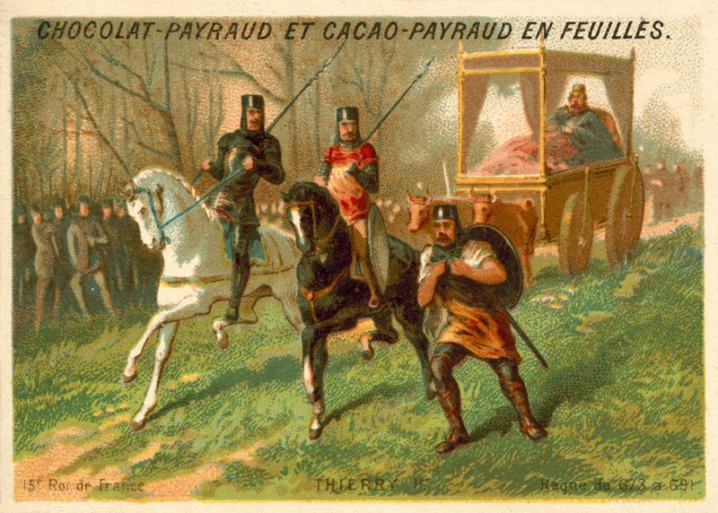 Theuderic III, král Franků od French School