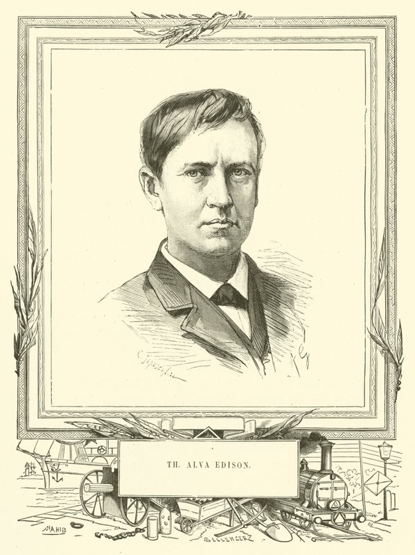 Thomas Alva Edison od French School