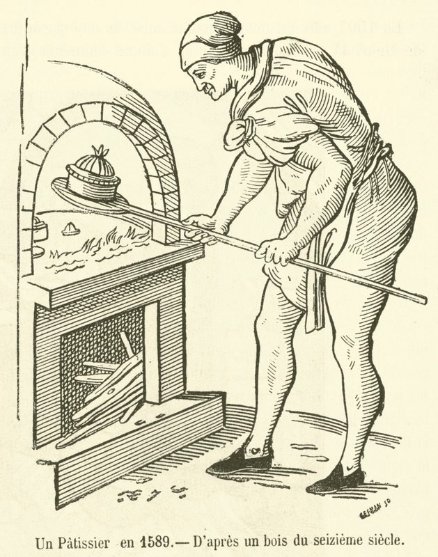 Un Patissier v roce 1589 od French School