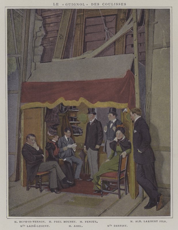 Herci v křídlech v Comedie-Francaise (barevné foto) od French Photographer