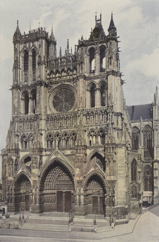Amiens, fasáda katedrály od French Photographer