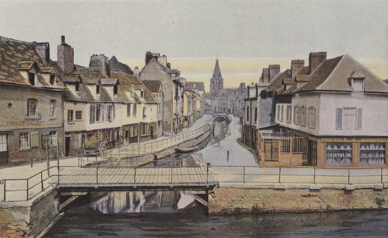 Amiens, Rue des Majots (starý Amiens) od French Photographer