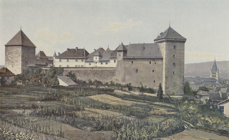 Annecy, Pohled na zámek, Společně S E od French Photographer