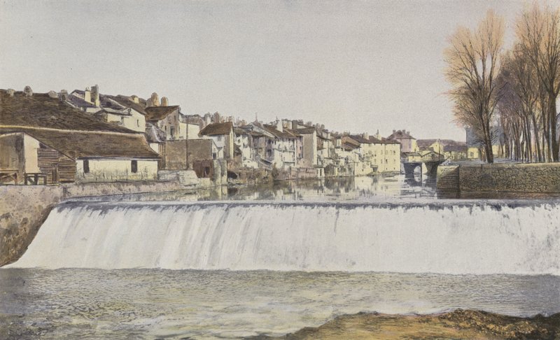 Aurillac, Staré domy na březích Jordanne od French Photographer