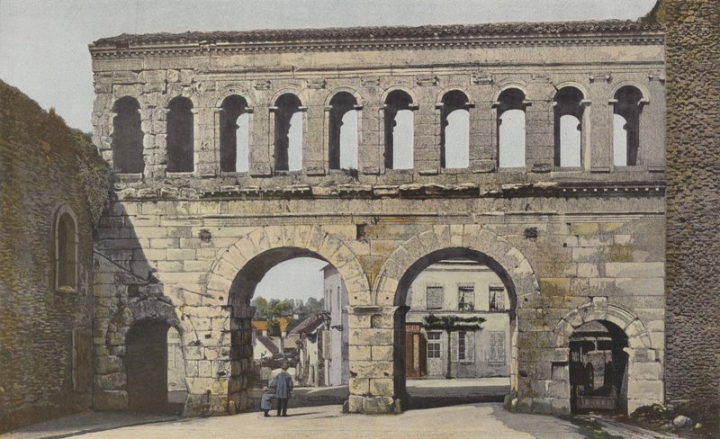 Autun, Porte Saint-Andre, Společně od French Photographer