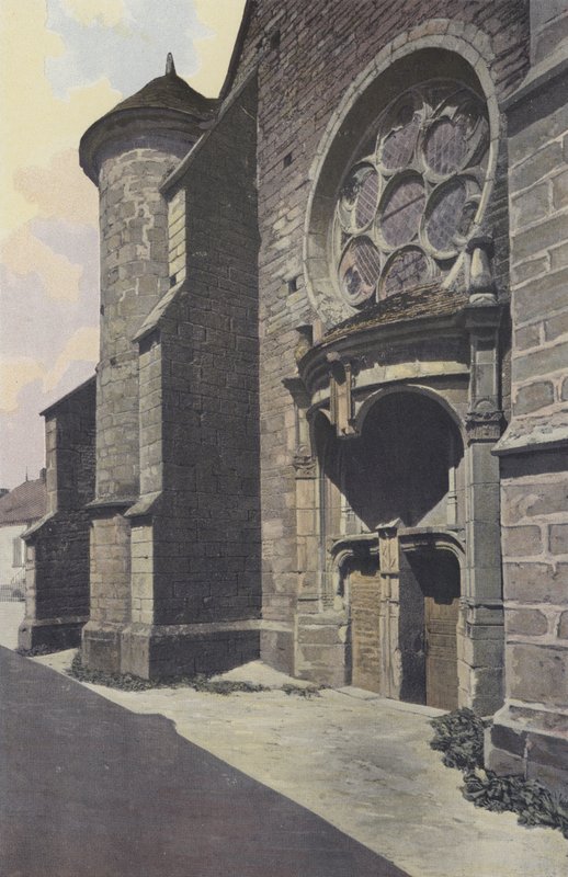 Avirey-Lingey, kostel Avirey, brána S od French Photographer