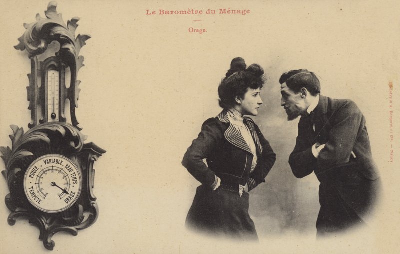 Barometr vztahu, bouře od French Photographer