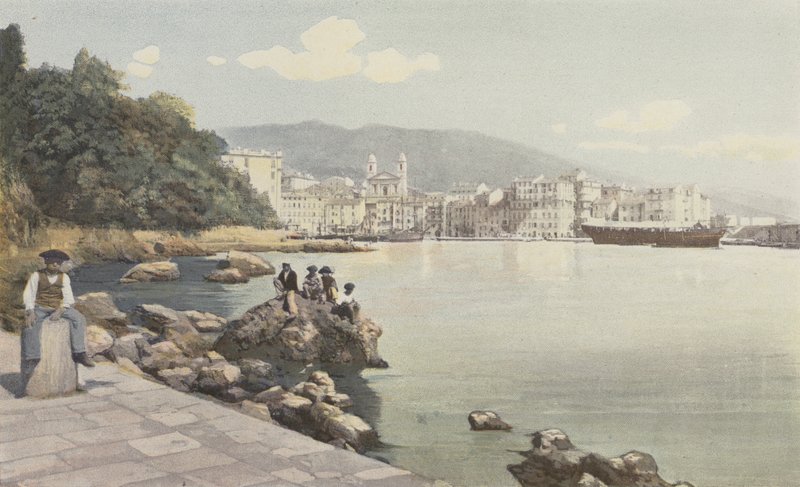 Bastia, Pohled na starý přístav a město od French Photographer