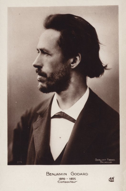 Benjamin Godard , francouzský houslista a romantický skladatel (1849-1895) od French Photographer