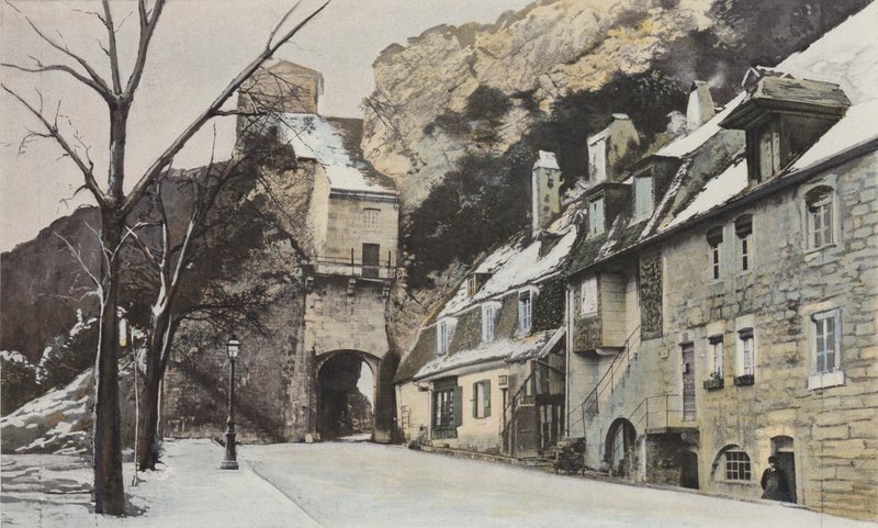 Besancon, Porte Taillee, Pohled ze strany města od French Photographer