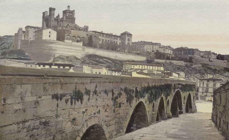 Beziers, Starý most a kostel Saint-Nazaire (bývalá katedrála) od French Photographer