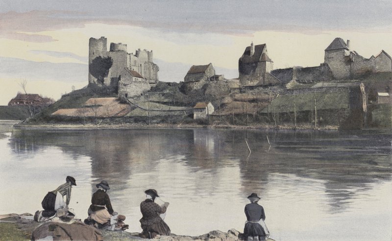 Bourbon-LArcambault, Zřícenina hradu, O strana od French Photographer