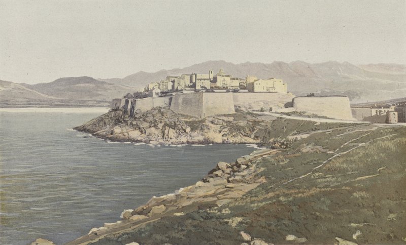 Calvi, Horní město od French Photographer