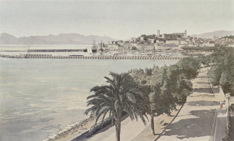 Cannes, přístav a staré město, Boulevard de la Croisette od French Photographer