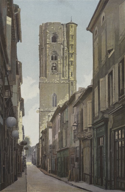 Dolní město Carcassonne, kostel Saint-Vincent, zvonice od French Photographer