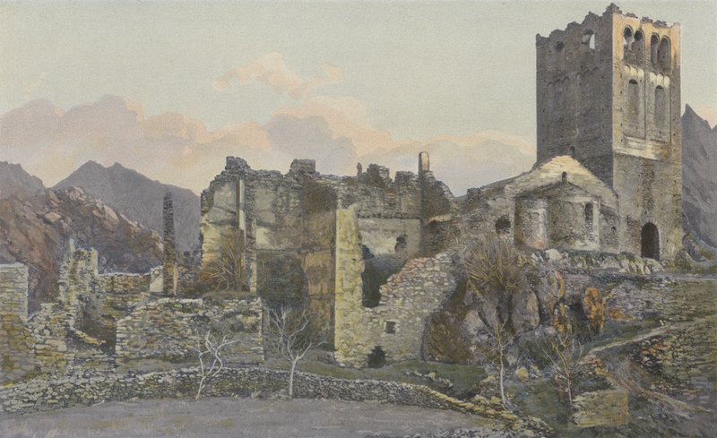 Casteil, Ruiny starého kláštera St-Martin-du-Canigou od French Photographer