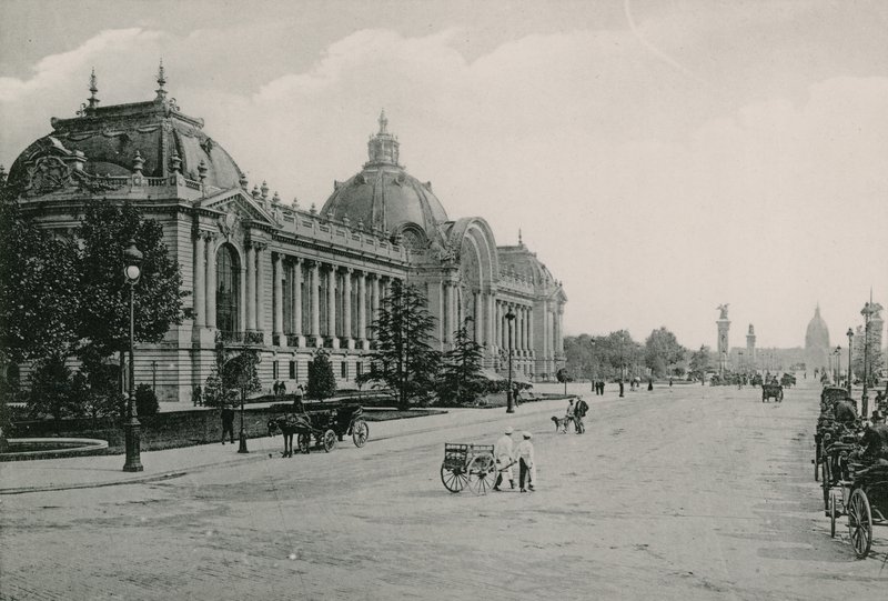 Champs-Elysees, Let Petit Palais, Champs Elysees, Malý palác (fotoryt) od French Photographer