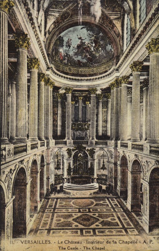 Kaple paláce ve Versailles (barevné foto) od French Photographer