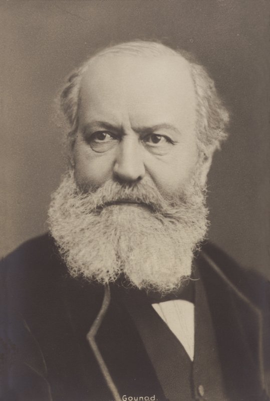 Charles Gounod , francouzský skladatel (1818-1893) od French Photographer