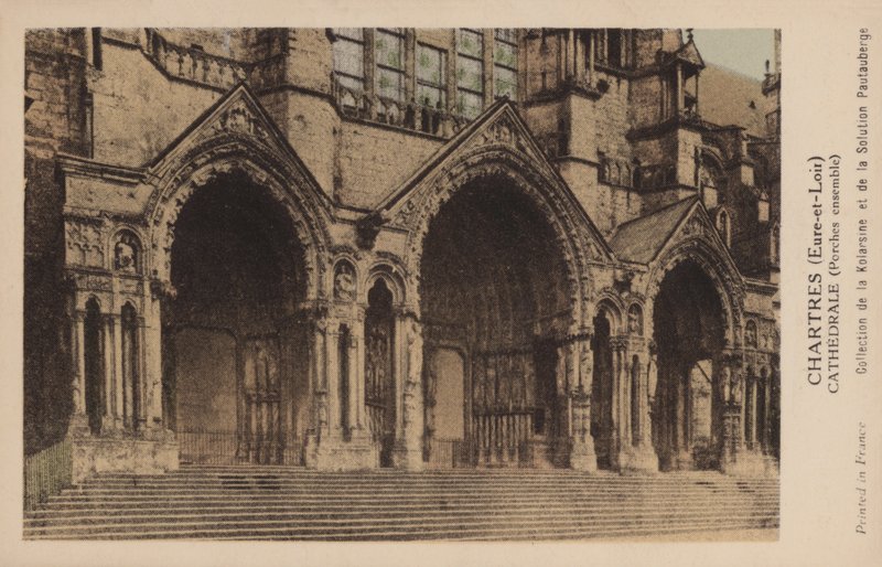 Chartres, Eure-Et-Loir, Katedrála, Veranda společně od French Photographer