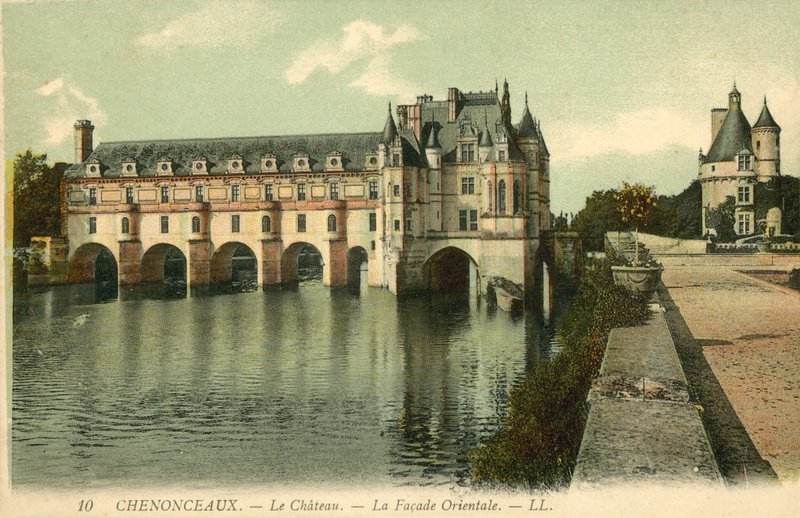 Chenonceaux, zámek, východní fasáda od French Photographer