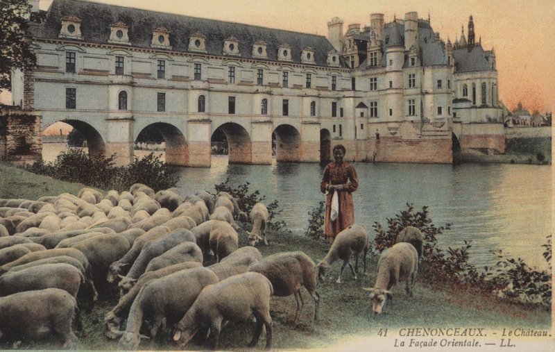 Chenonceaux, Zámky, Východní průčelí od French Photographer