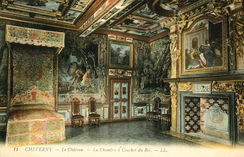 Cheverny, zámek, královská ložnice od French Photographer