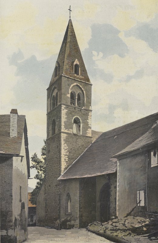 Chorges, kostel, zvonice, severní strana od French Photographer