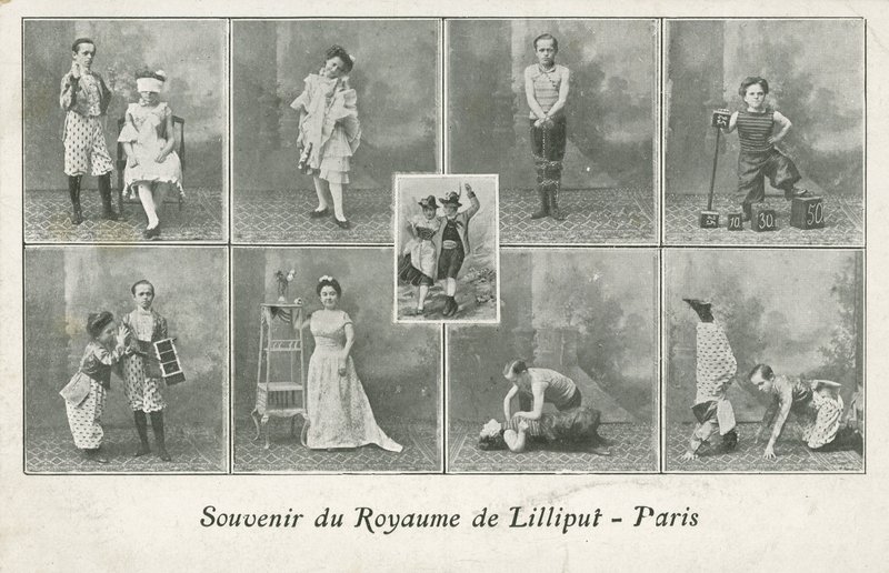 Cirkusový soubor (černobílá fotografie) od French Photographer