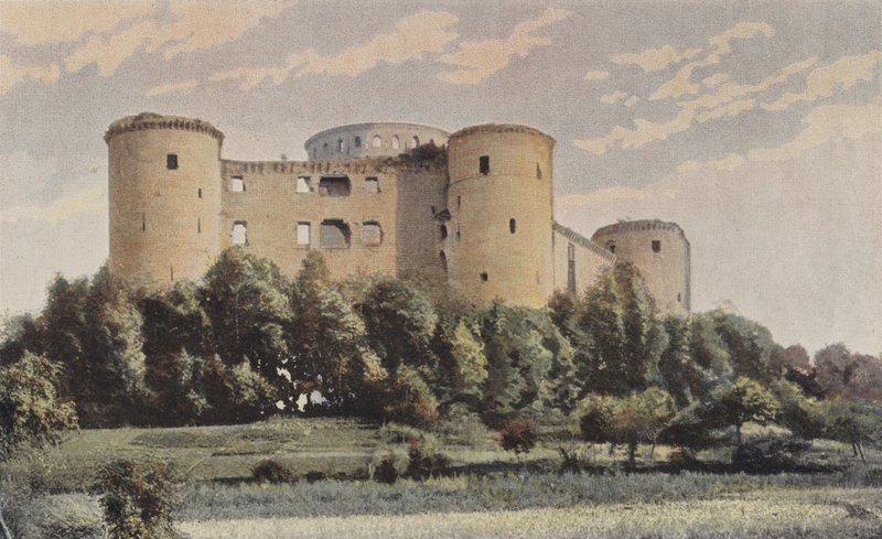 Coucy-le-Chateau, Chateau de Coucy, Celkový pohled JZ od French Photographer