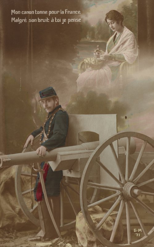I přes hluk kánonů pro Francii na tebe myslím (tónovaná fotografie) od French Photographer