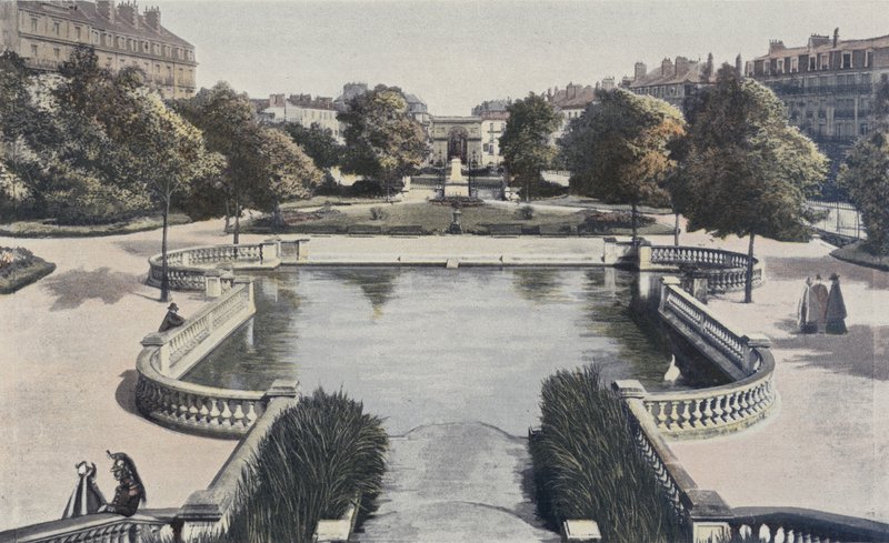 Dijon, Place Darcy, Square Darcy, Socha de F Rude, Porte Guillaume od French Photographer