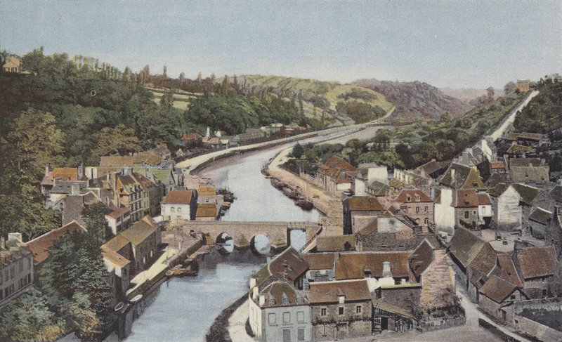 Dinan And La Rance Inferior, Pohled z viadue Lanvallay od French Photographer