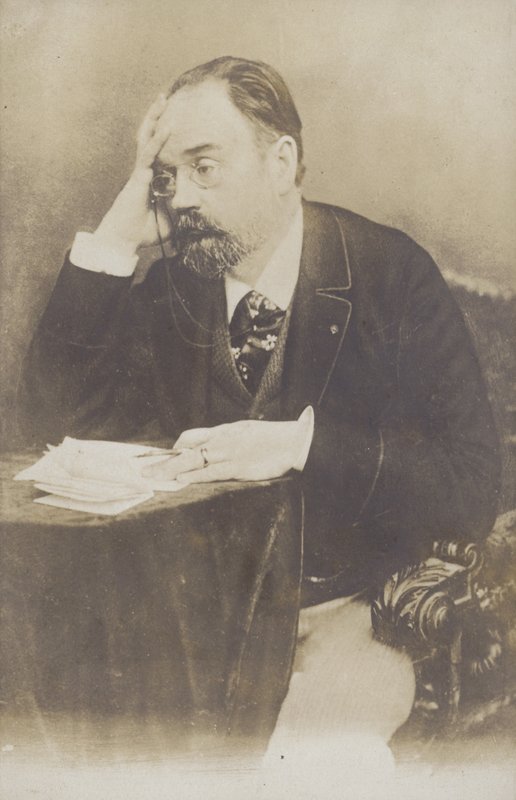 Emile Zola (1840-1902), francouzský romanopisec, novinář a dramatik od French Photographer