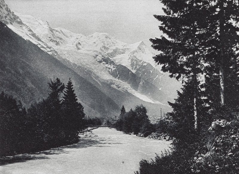 Okolí Chamonix (čb fotografie) od French Photographer