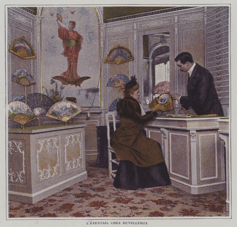 Fanoušci v Duvelleroy, Paříž (barevné foto) od French Photographer