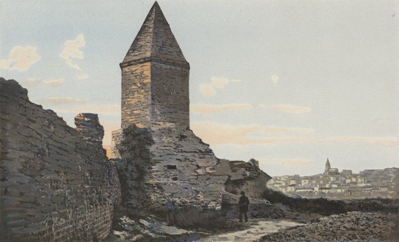 Frejus, římské hradby (Lucerna, zvaná Augustus) a celkový pohled od French Photographer