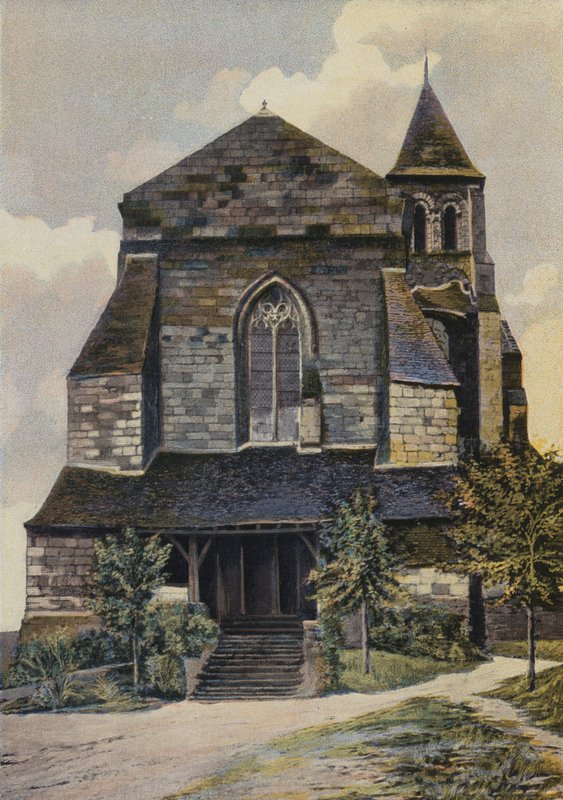 Gennes, St-Veterin Church, Ensemble O (před restaurováním zvonice) od French Photographer