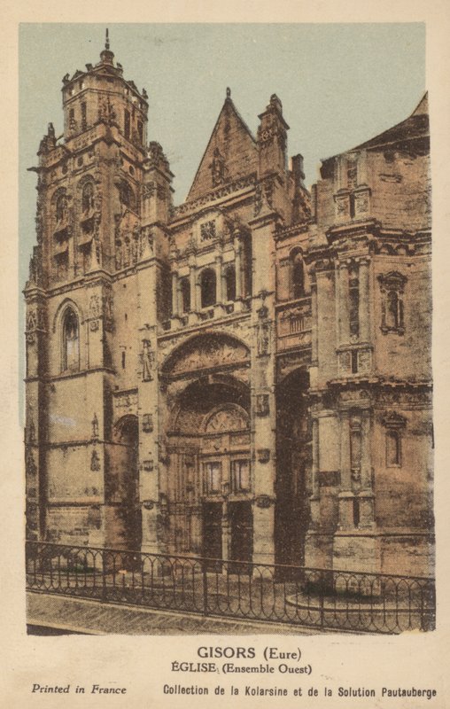 Gisors, kostel od French Photographer