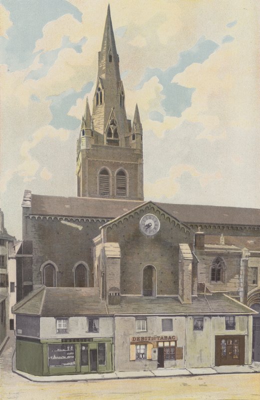 Grenoble, kostel Saint-Andre, Cote N od French Photographer