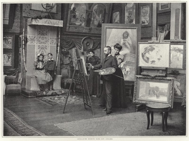 Guillaume Dubufe ve své dílně od French Photographer
